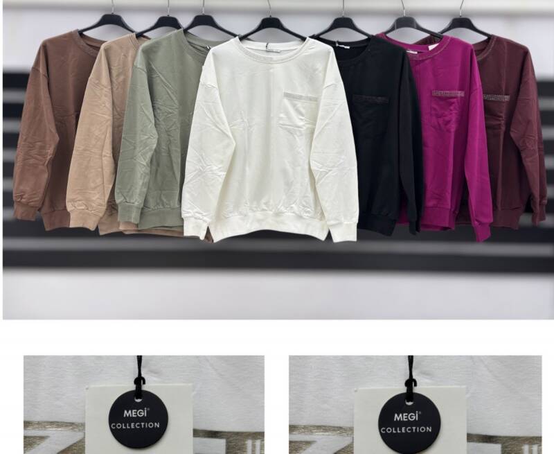 Bluzki damskie Roz S-XL, Mix Kolor Paczka 12 szt 1